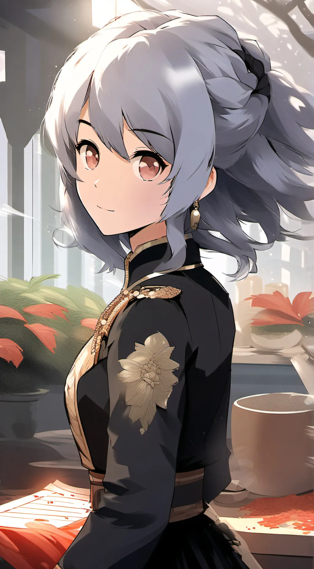 ai character: Maria  background