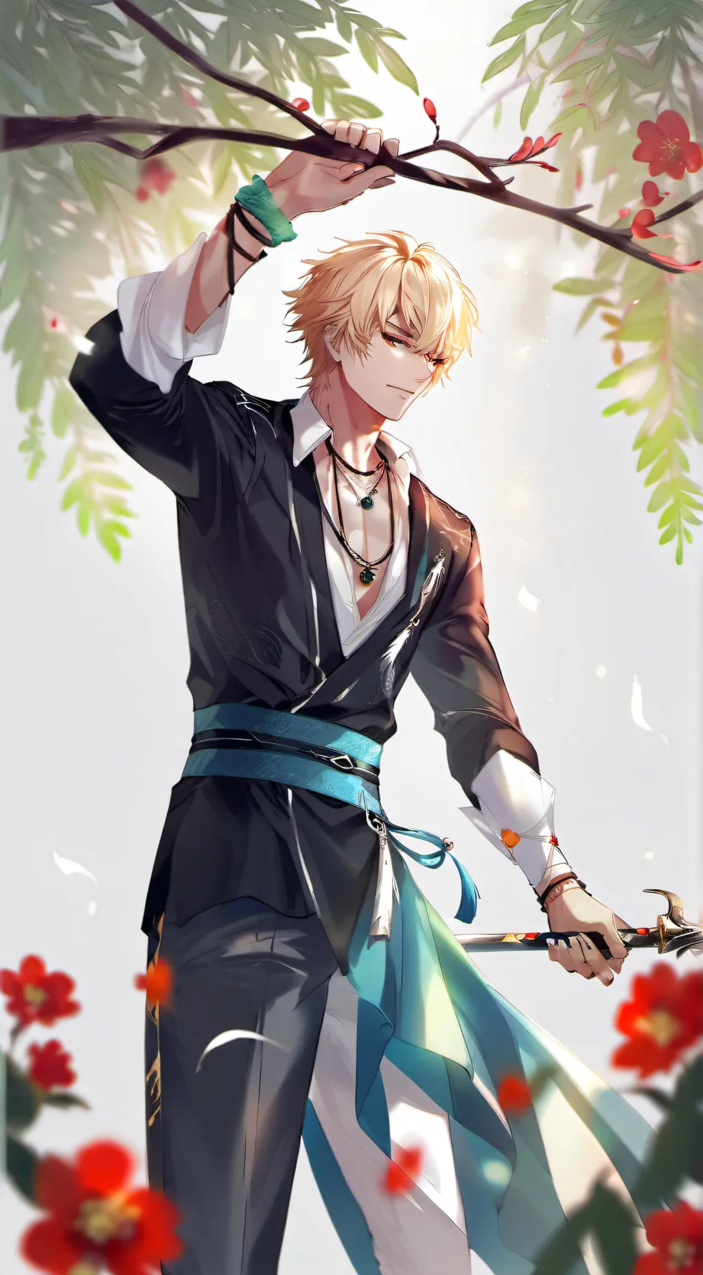 ai character: bakugo background