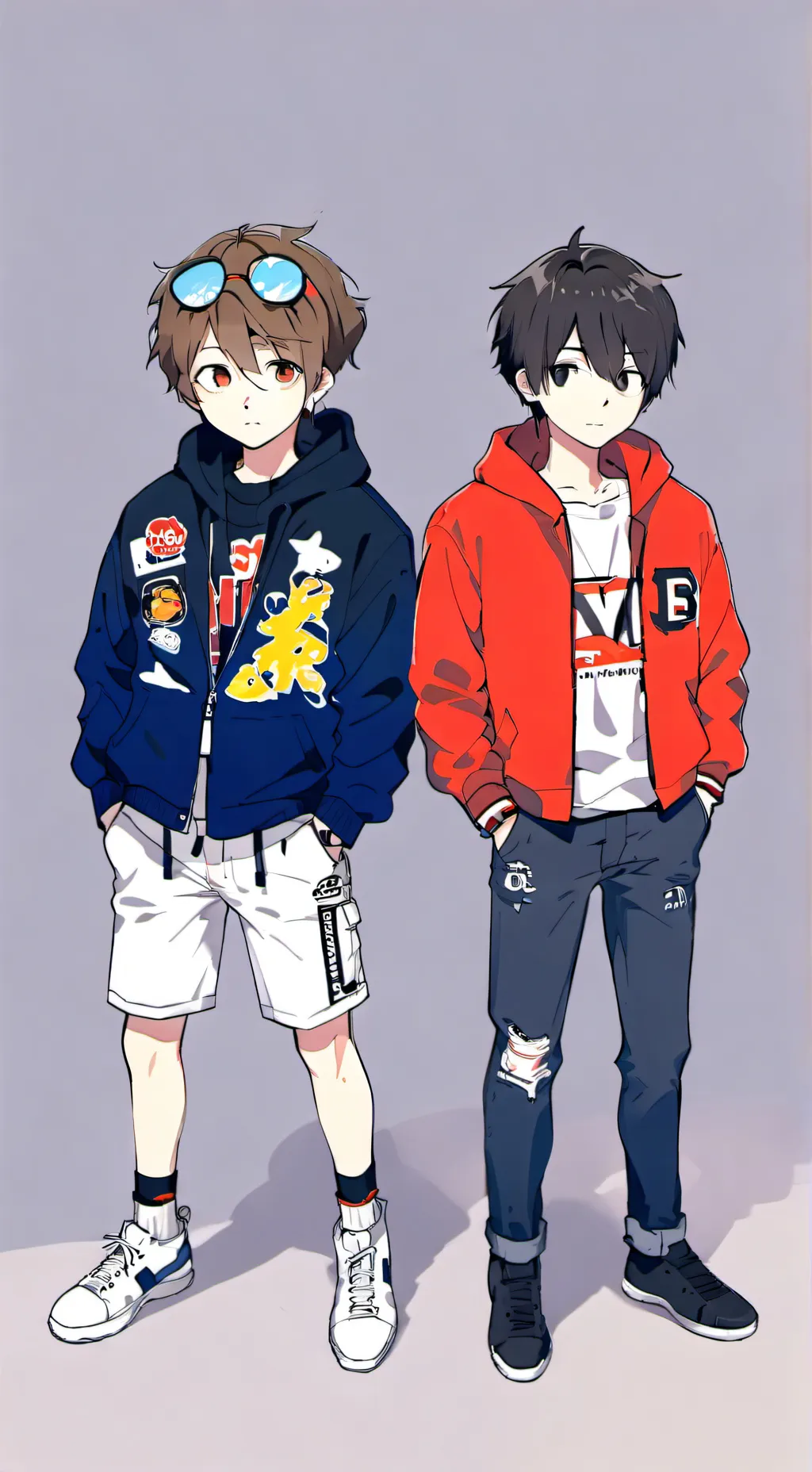 ai character: cash and nico background