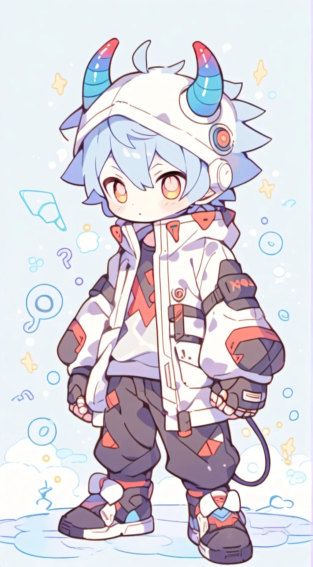ai character: ♡y/n X Vox ♡ background