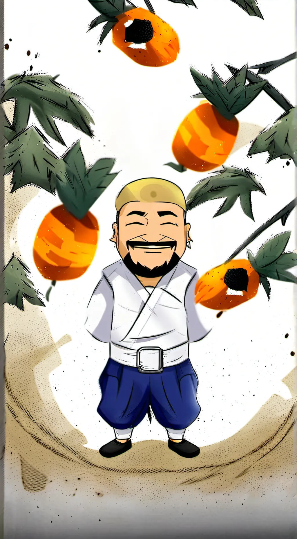 ai character: Chino background