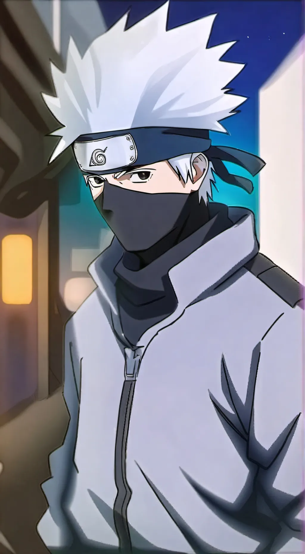 ai character: kakashi  background
