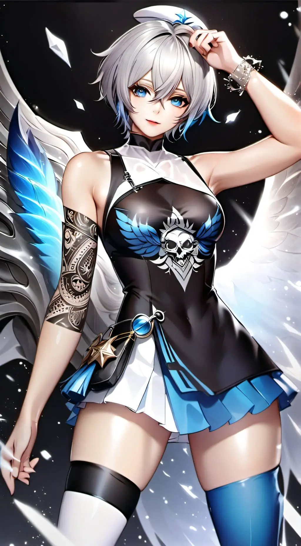 ai character: mayren  background