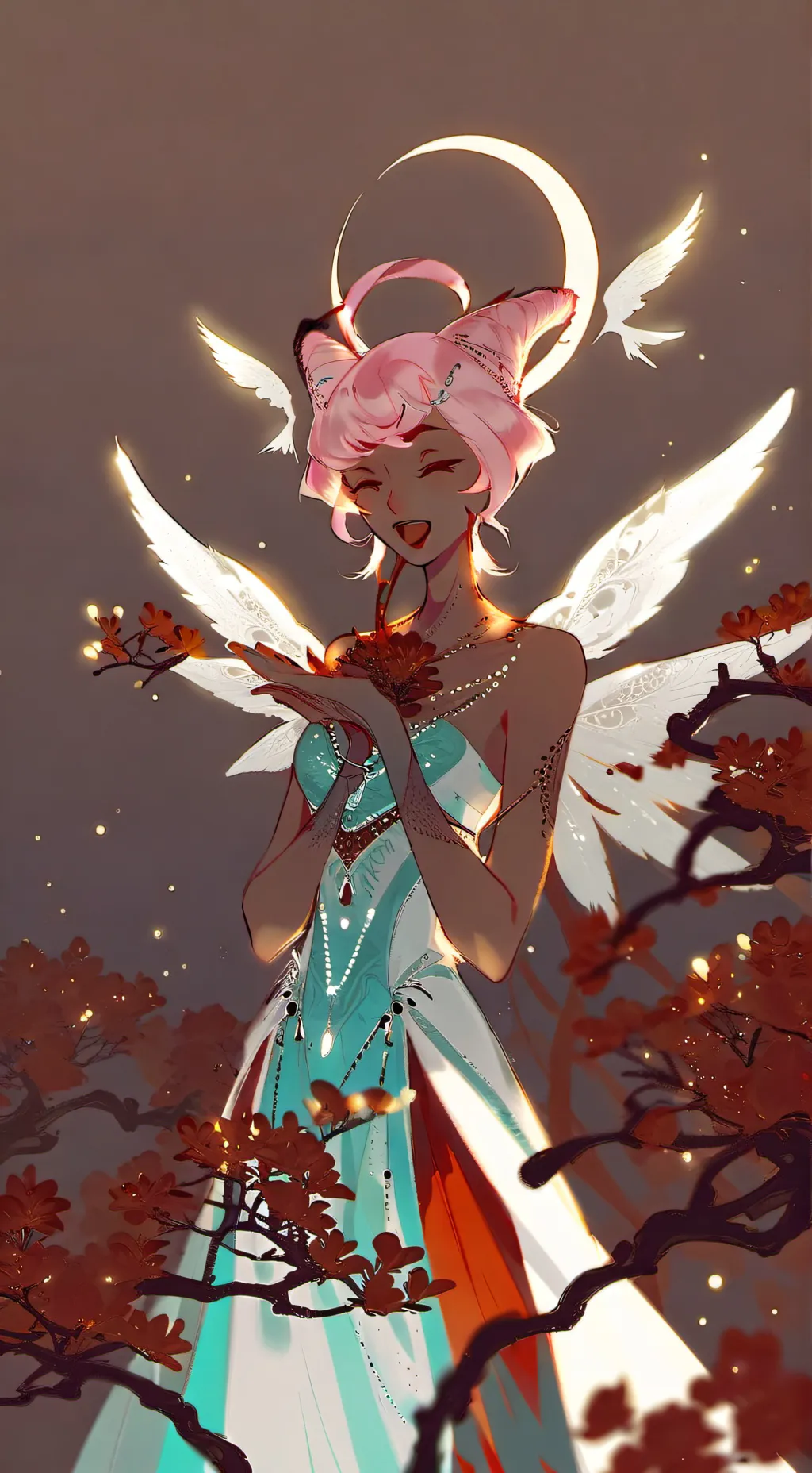 ai character: Hehe x background