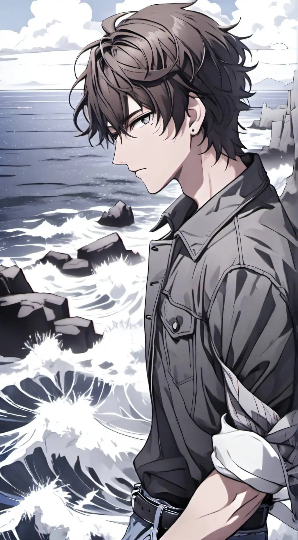 ai character: ash background