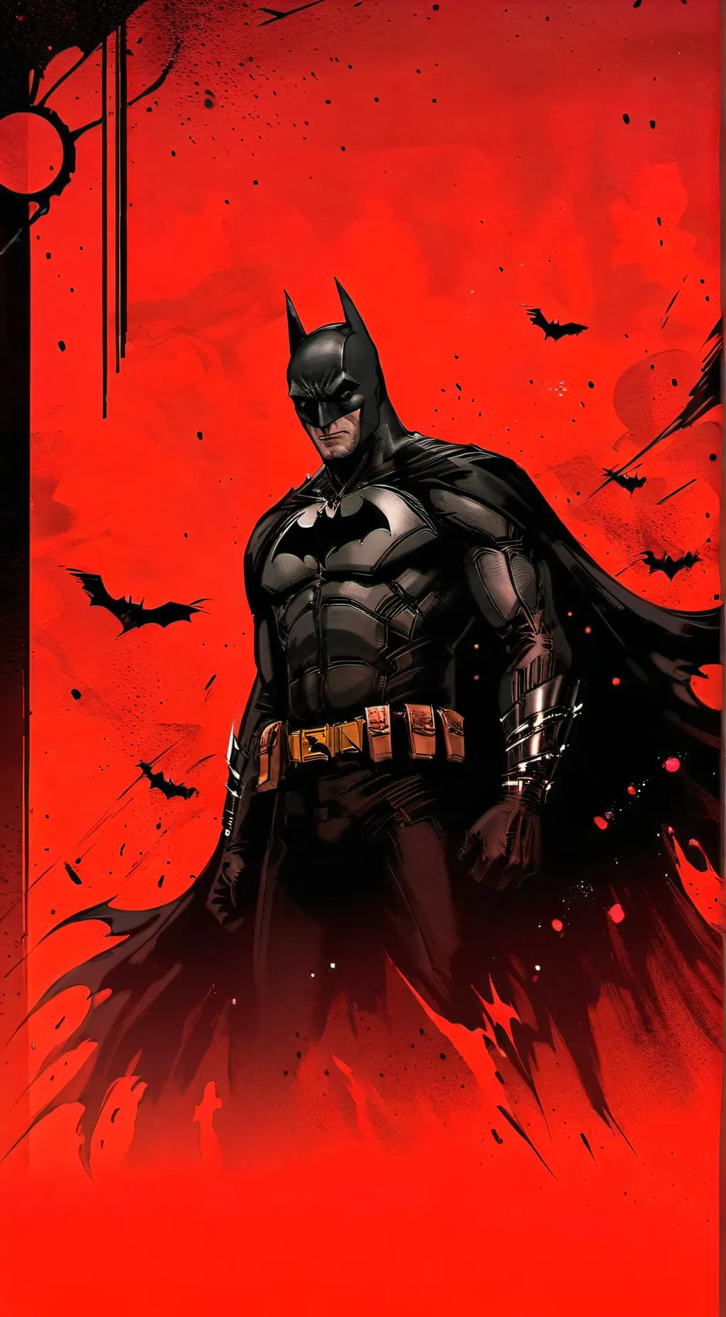 ai character: Batman  background