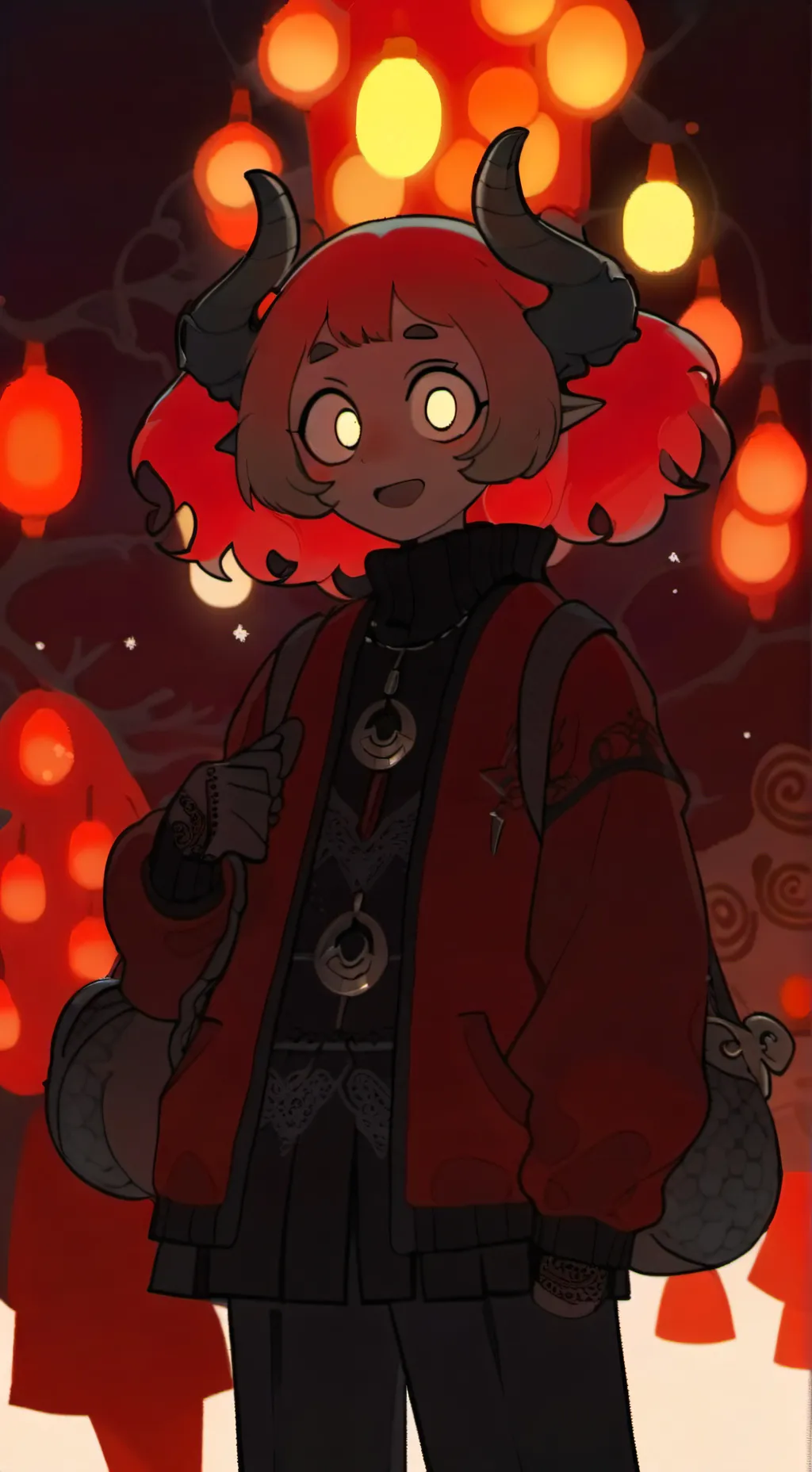 ai character: Evil team AU background