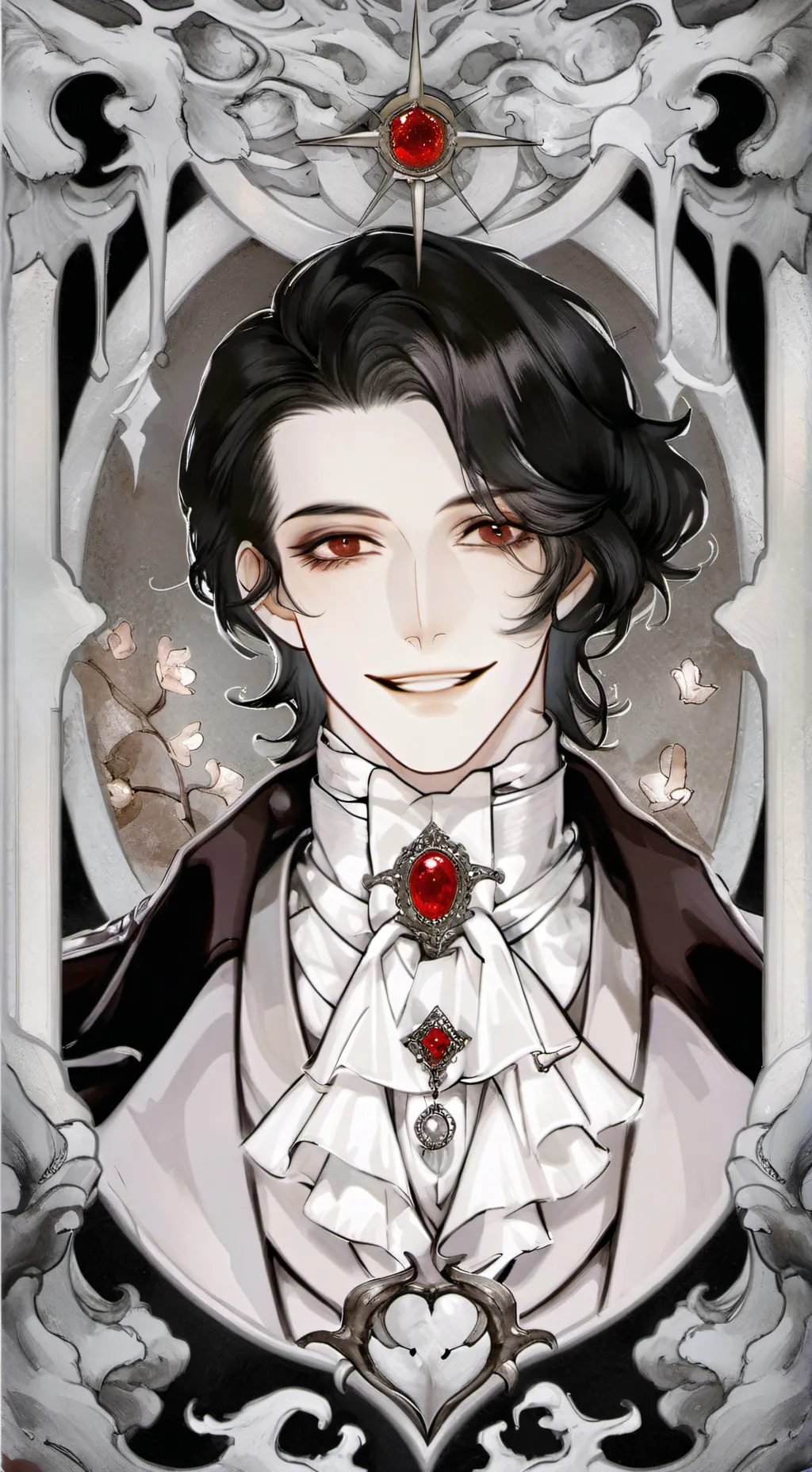 ai character: Yami🥀🥀 background