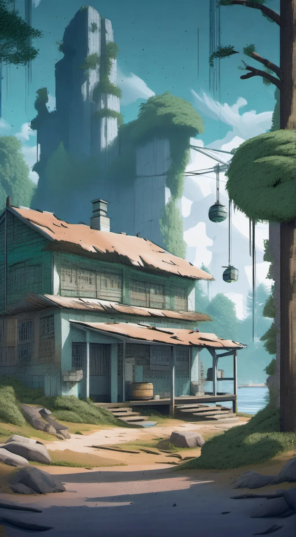 ai character: JJK but forest😩🤌! background