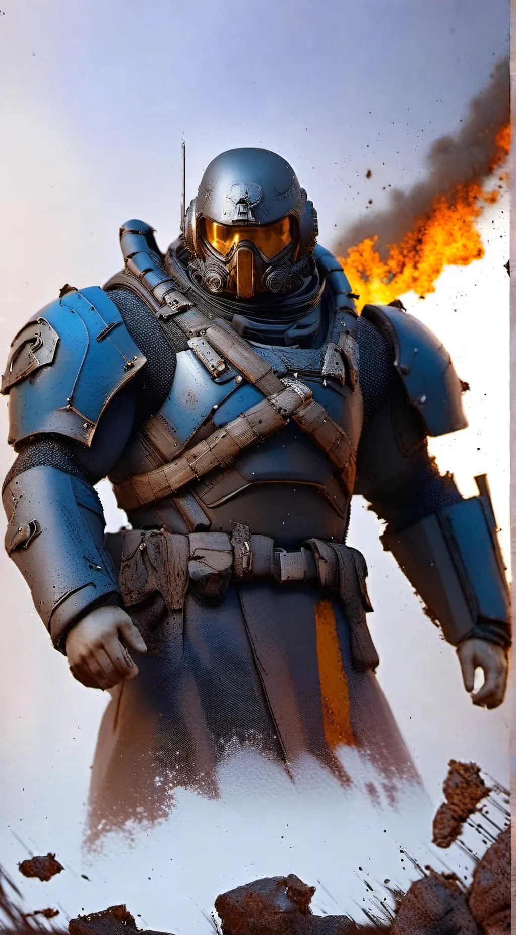 ai character: super soldier background