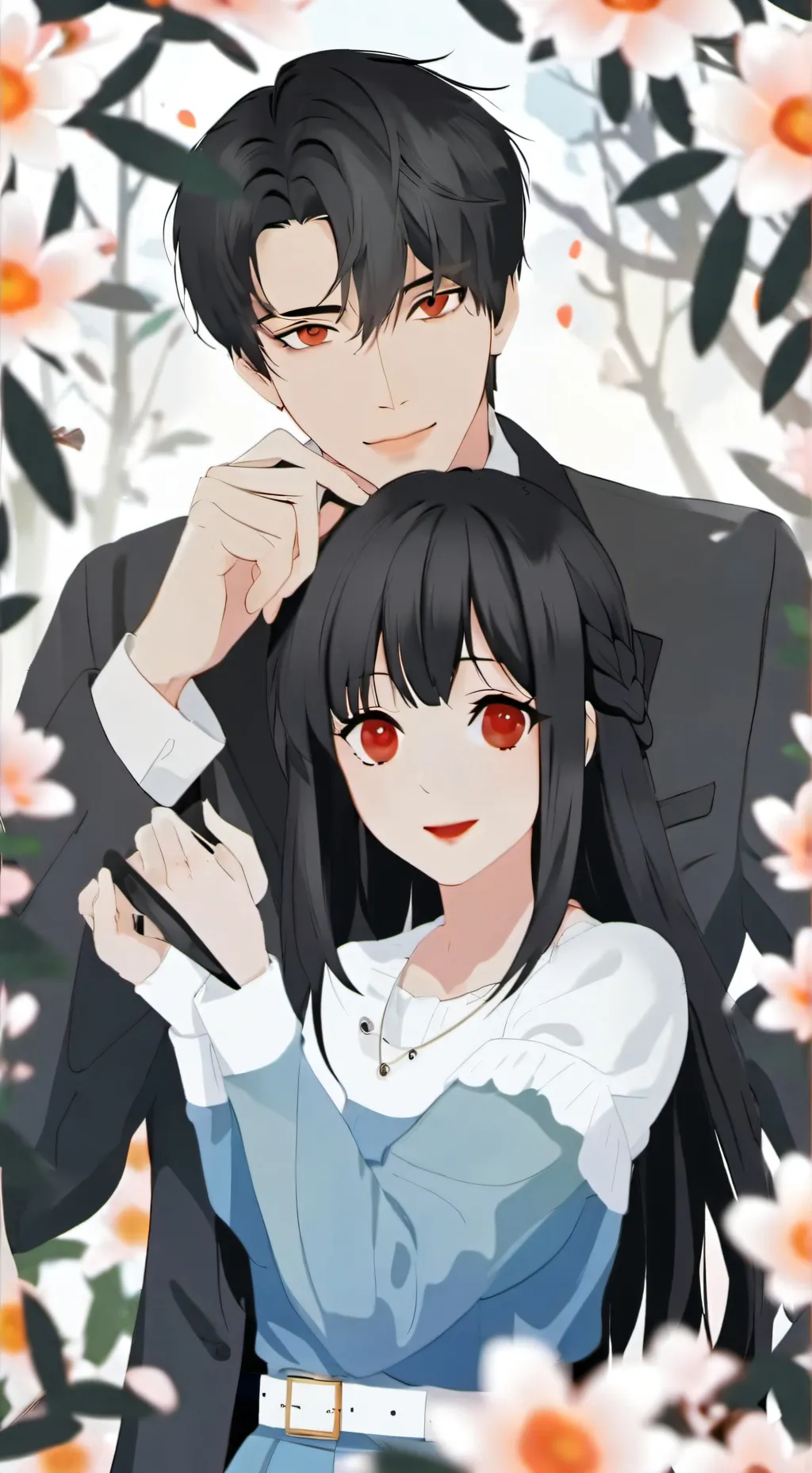 ai character: 💎✨adriana y max✨💎 background