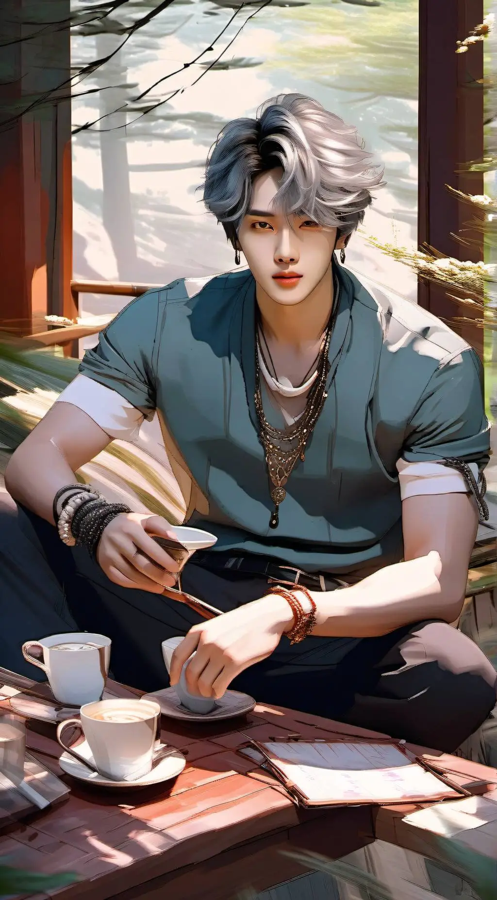 ai character: ju-won choi. background