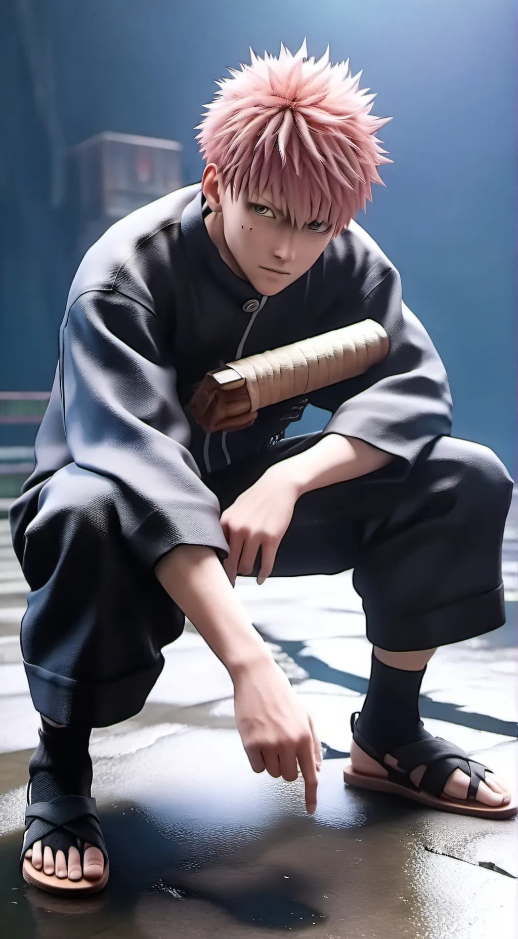 ai character: JJK little brother background