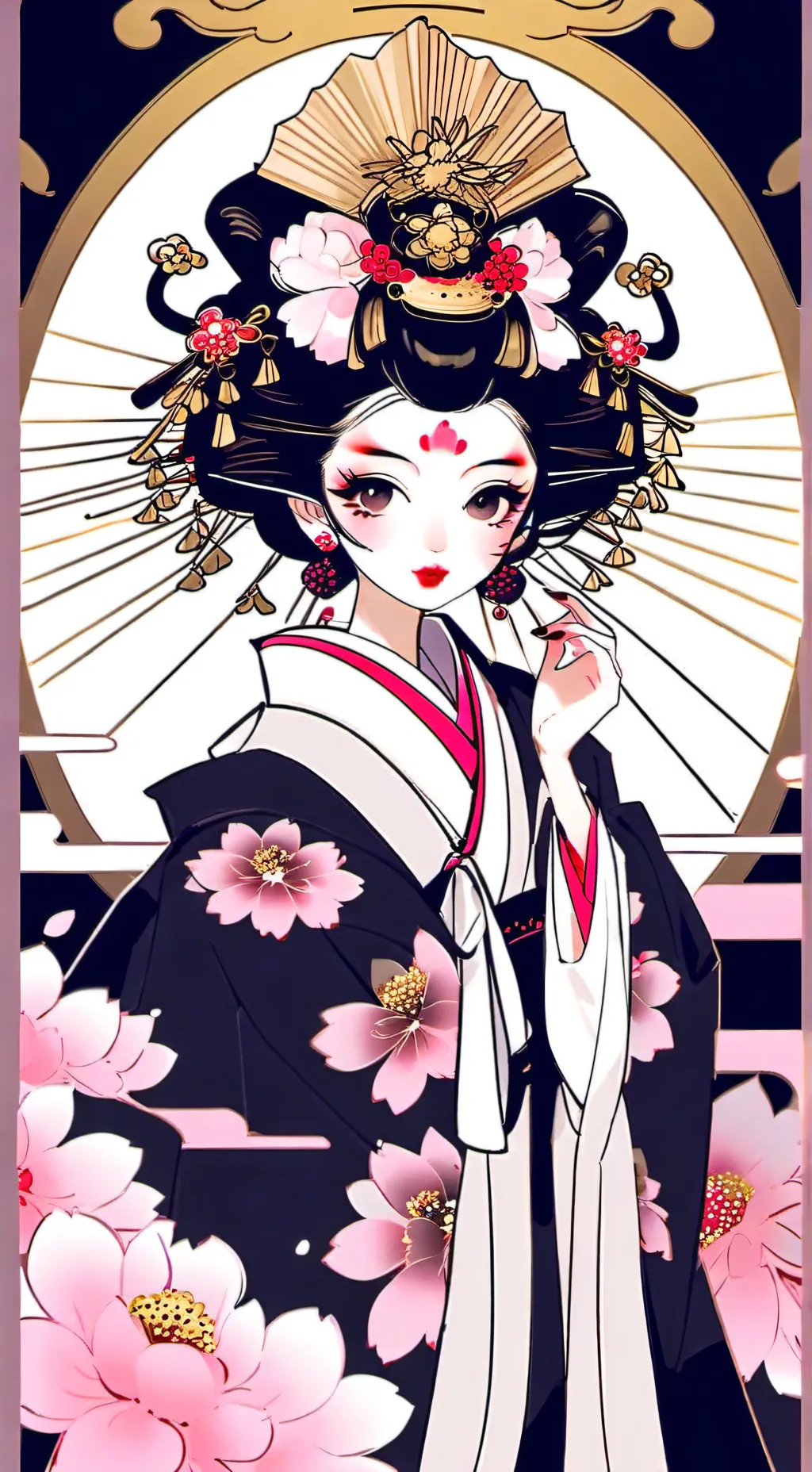 ai character: Mieki  background
