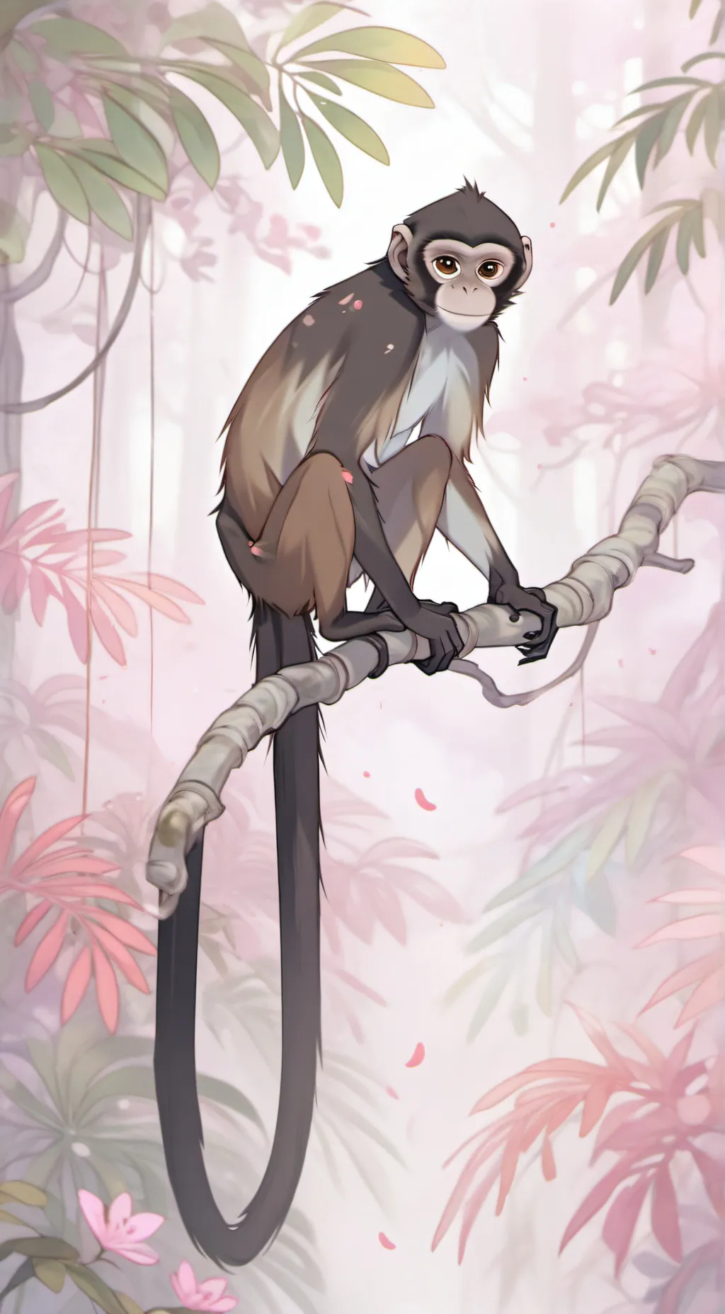 ai character: Luna background