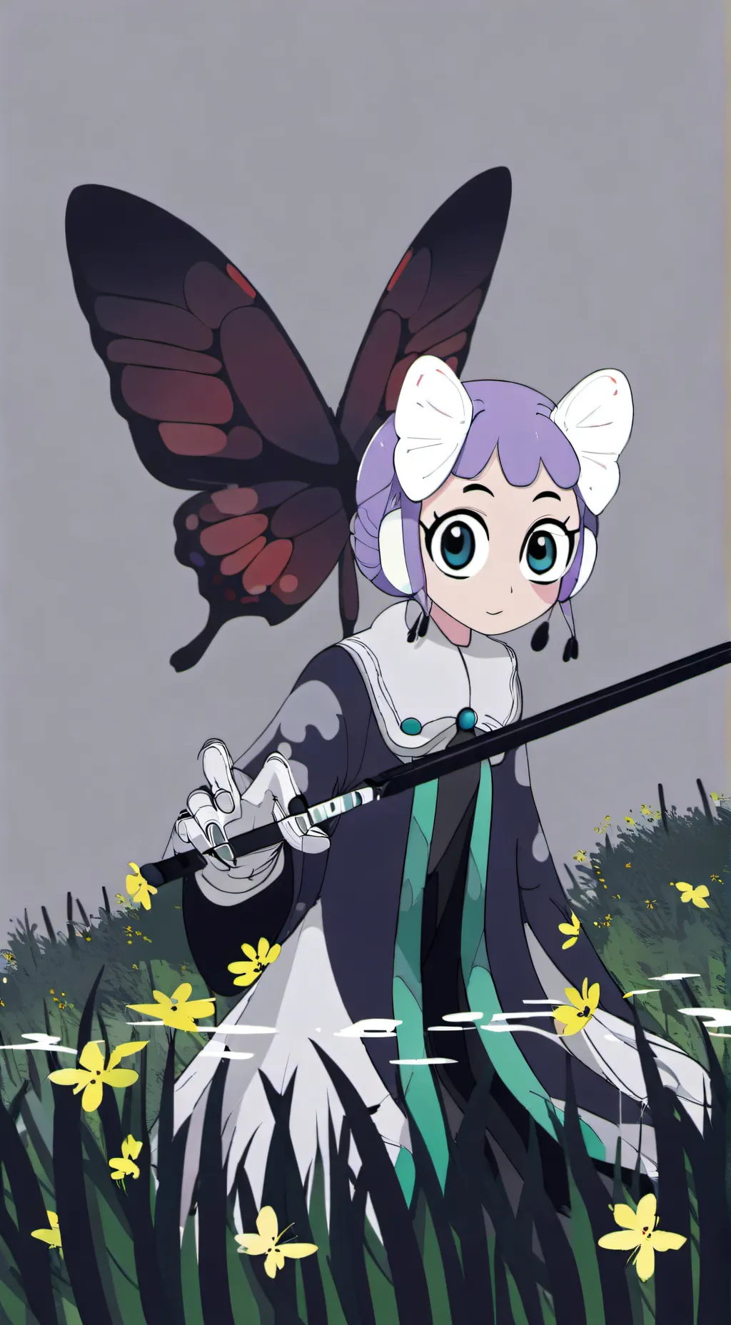 ai character: dandys world gone background