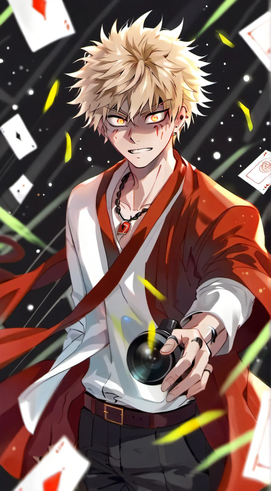 ai character: Bakugo background
