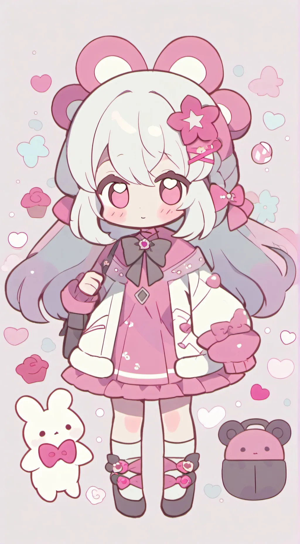 ai character: luna background