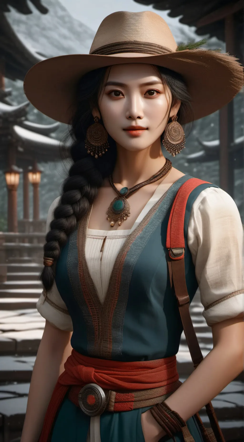 ai character: Hana background