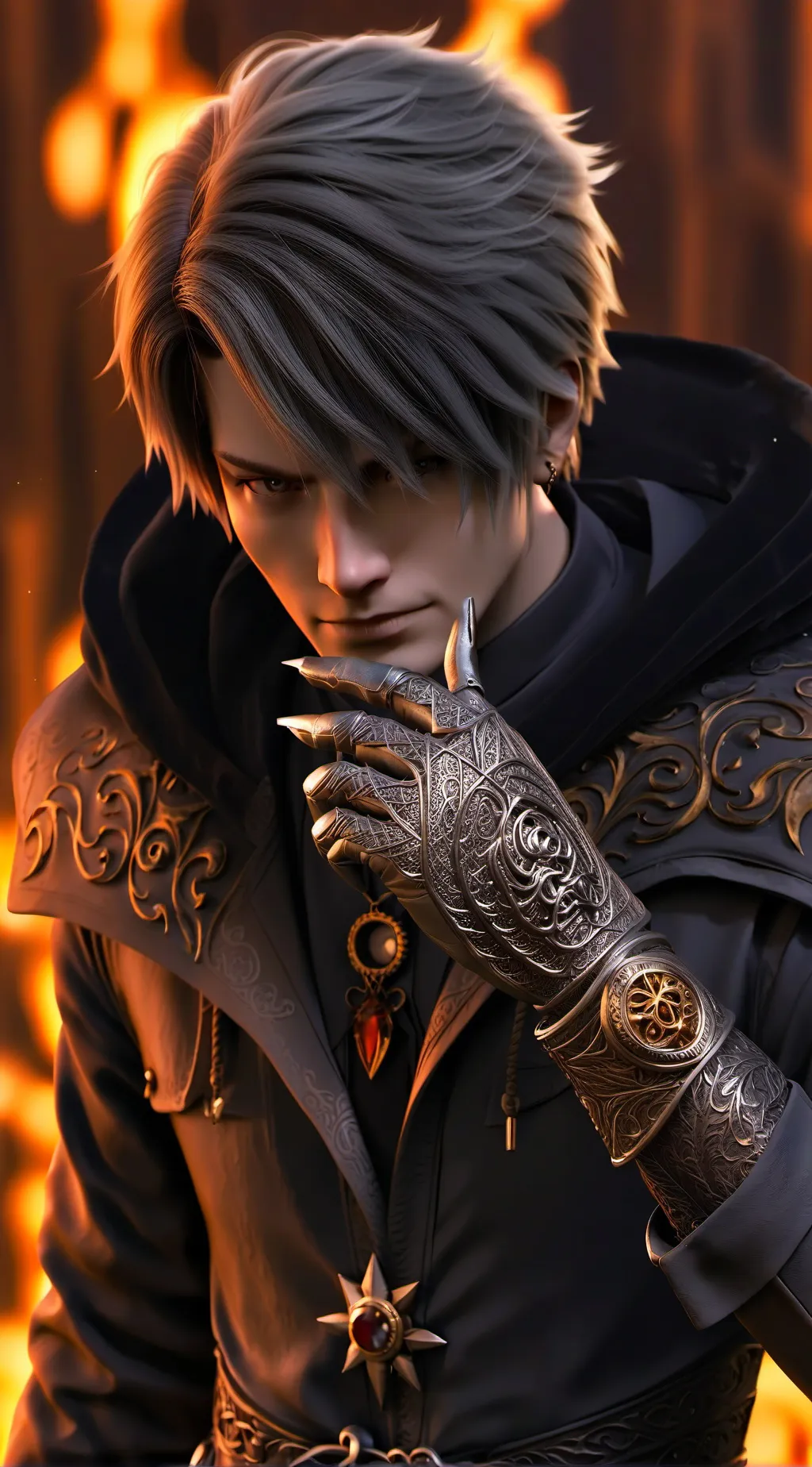 ai character: Cecil Strickland background