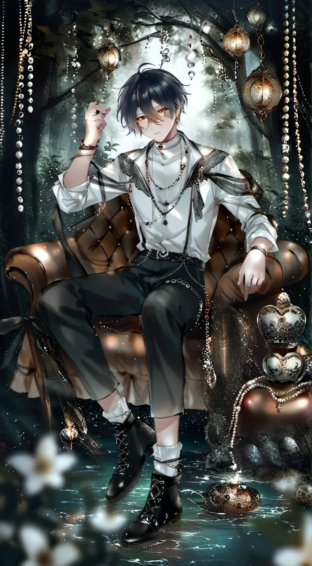 ai character: Aaron  background