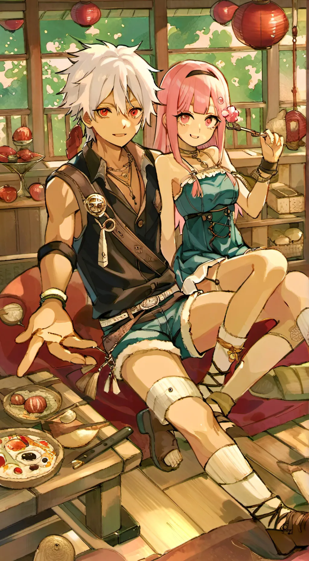 ai character: sakura haruno background