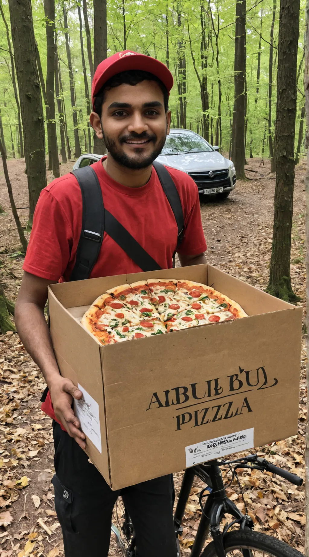 ai character: abdul consegne 🍕🇮🇹 background
