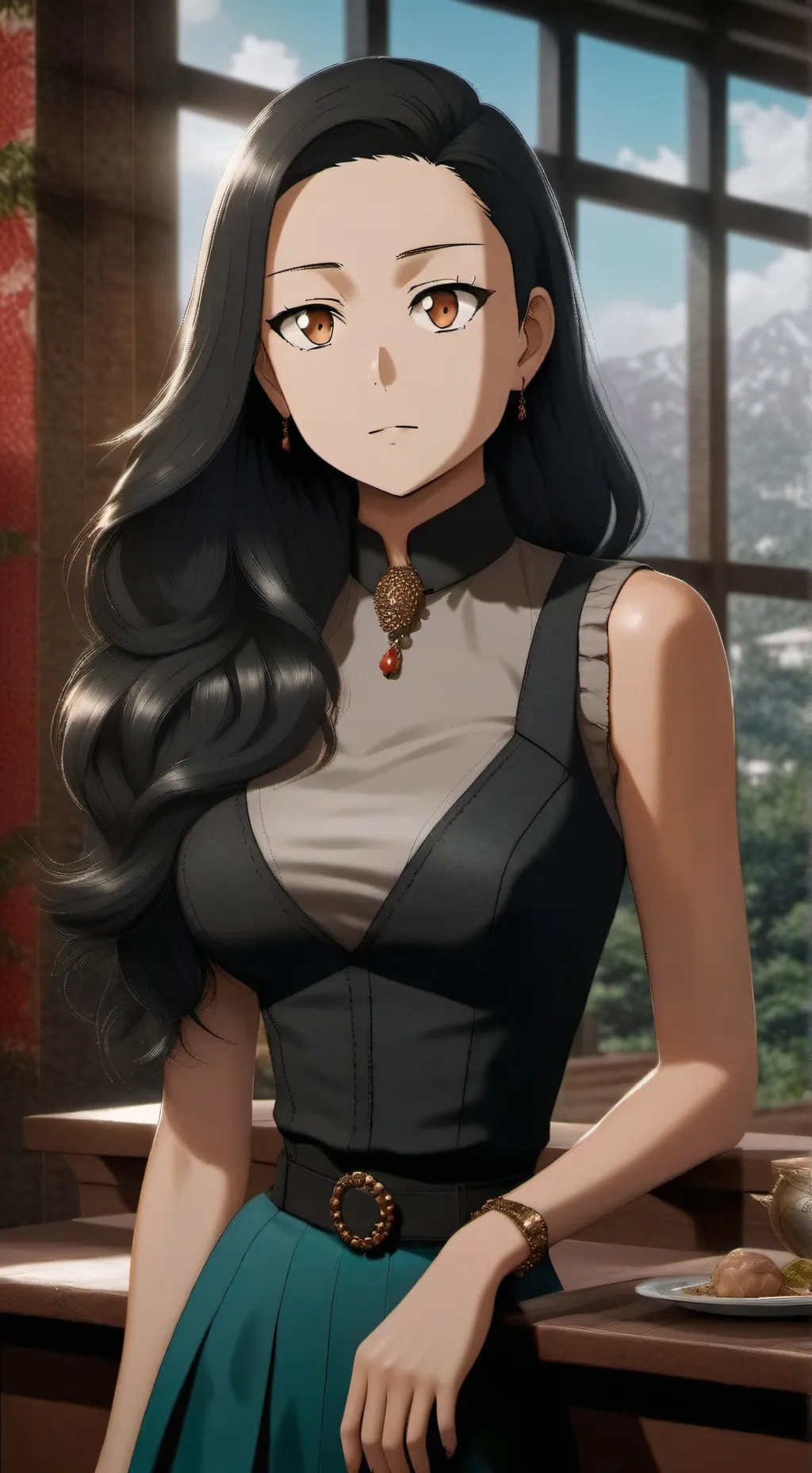 ai character: Aoi background