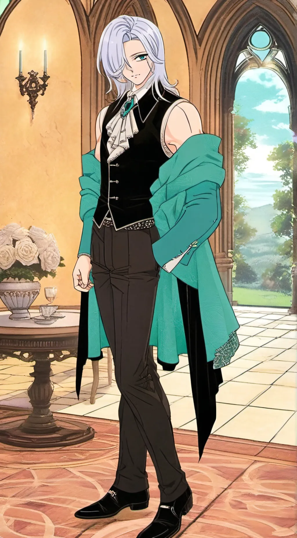 ai character: Touji Hiramokai background
