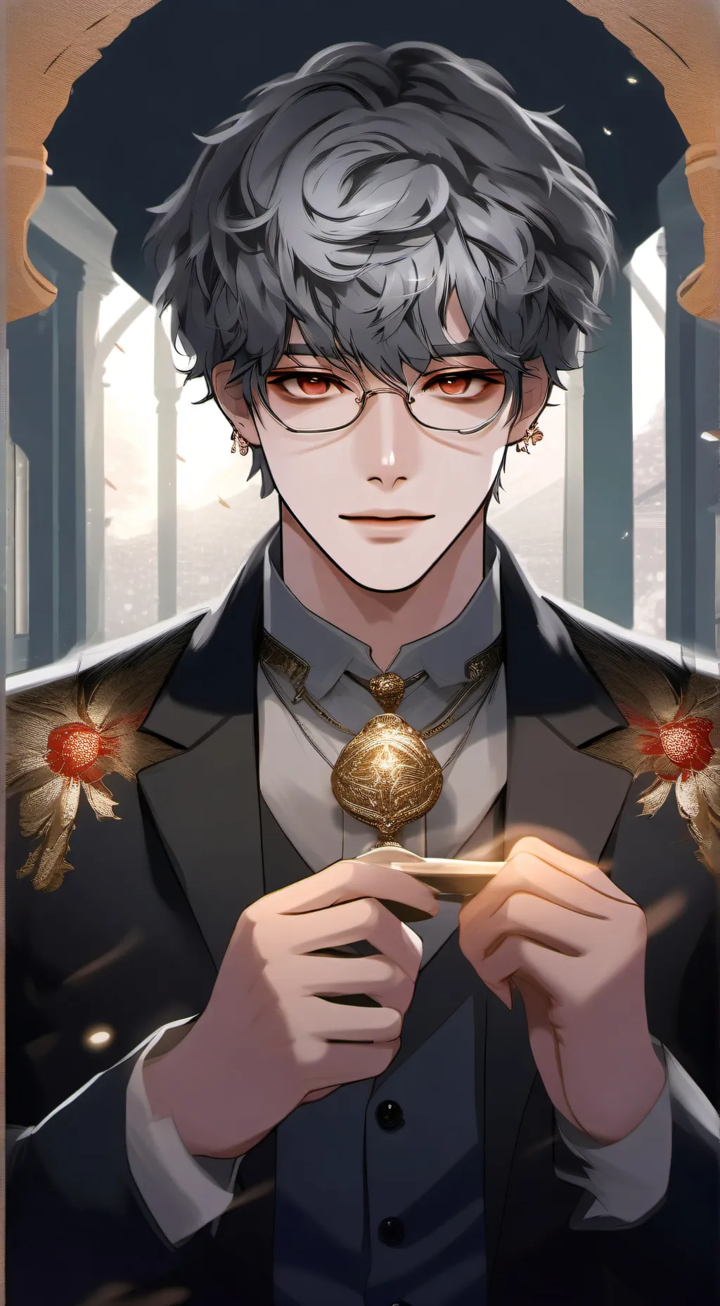 ai character: Xavier  background