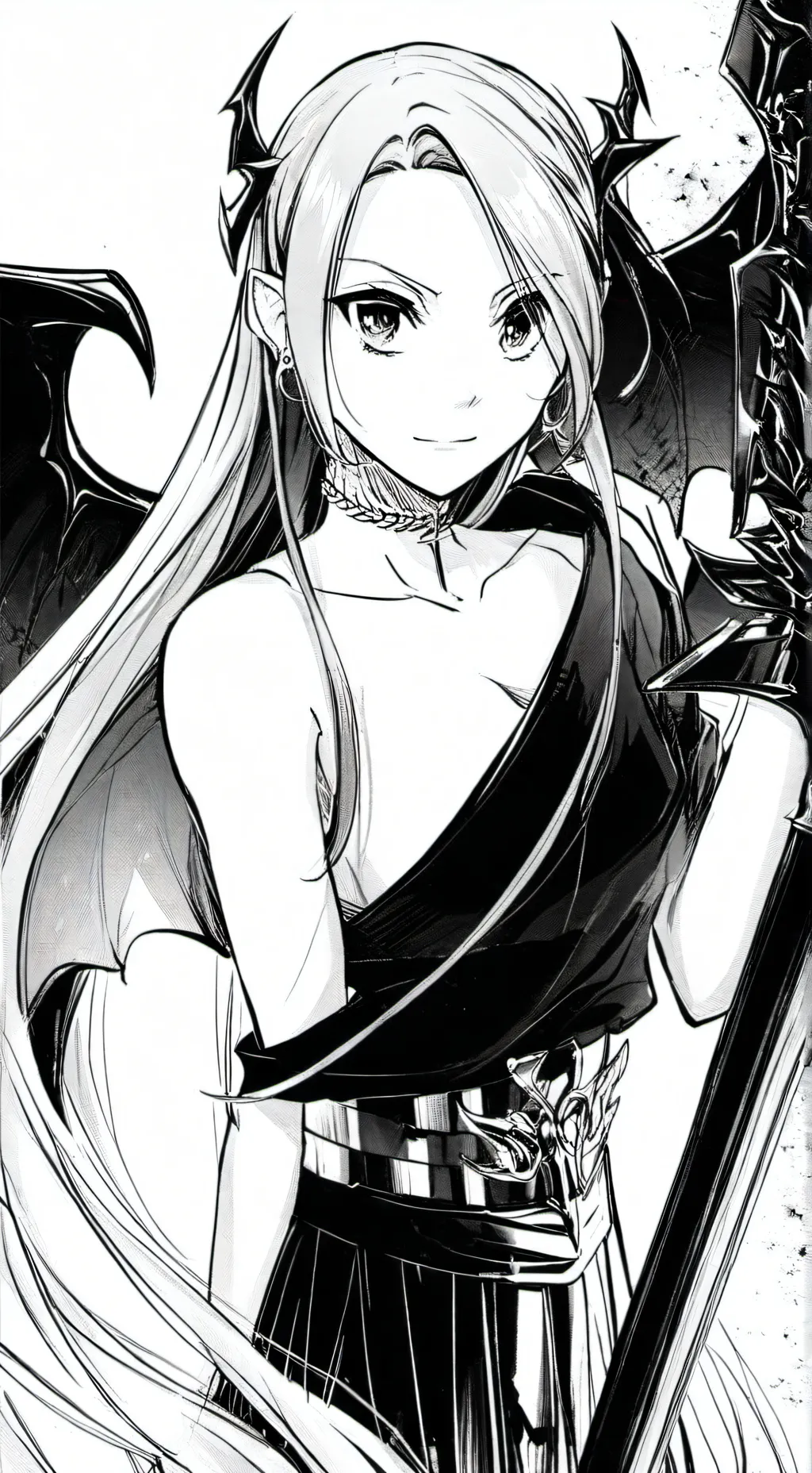 ai character: demons slayer  background