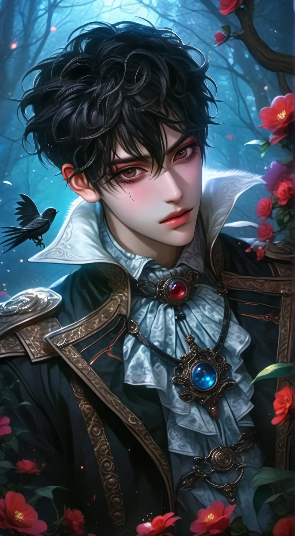 ai character: Damien background
