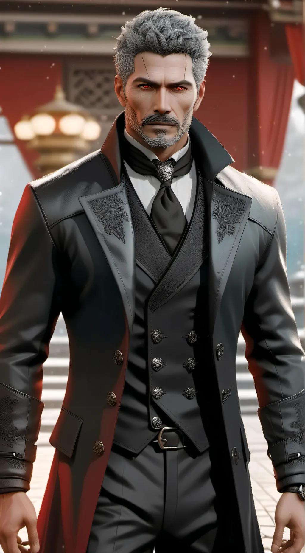 ai character: mr Dark background