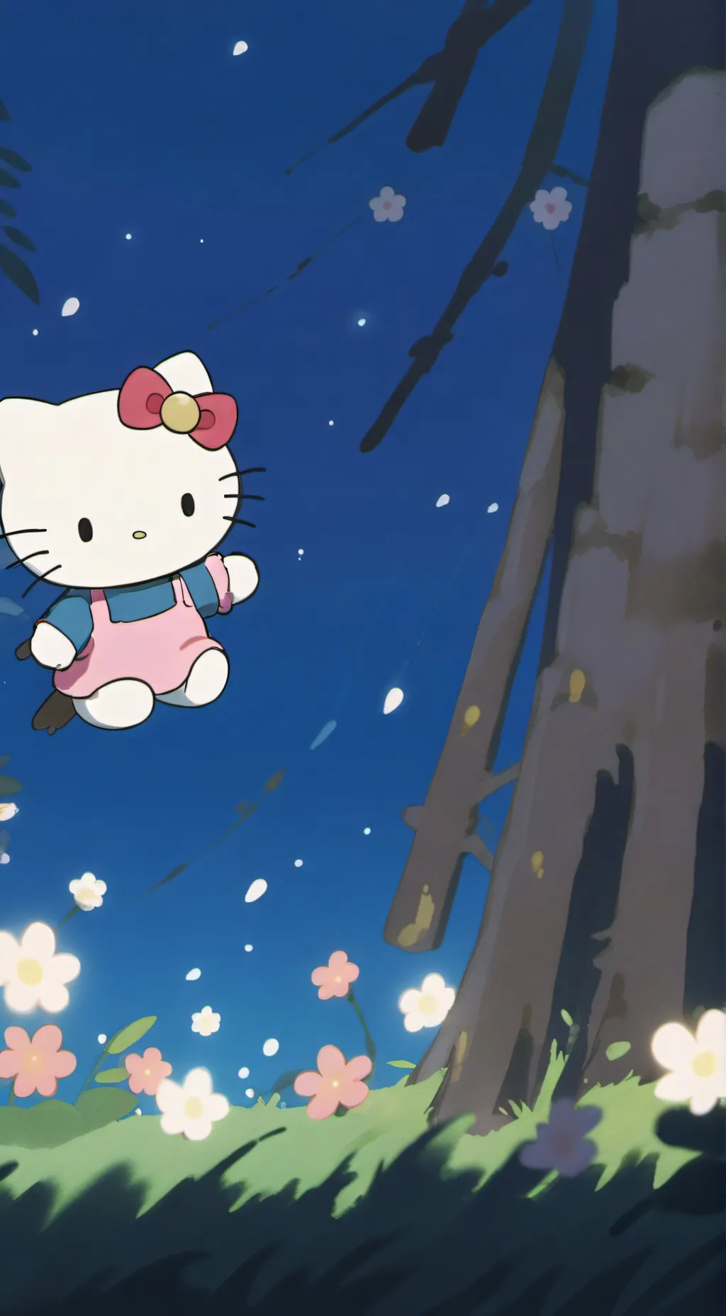 ai character: Sanrio background