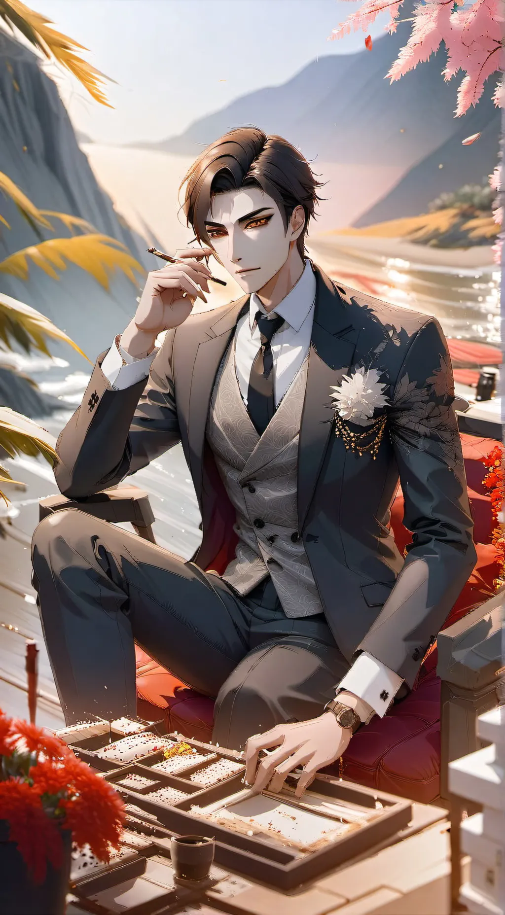 ai character: Enzo background
