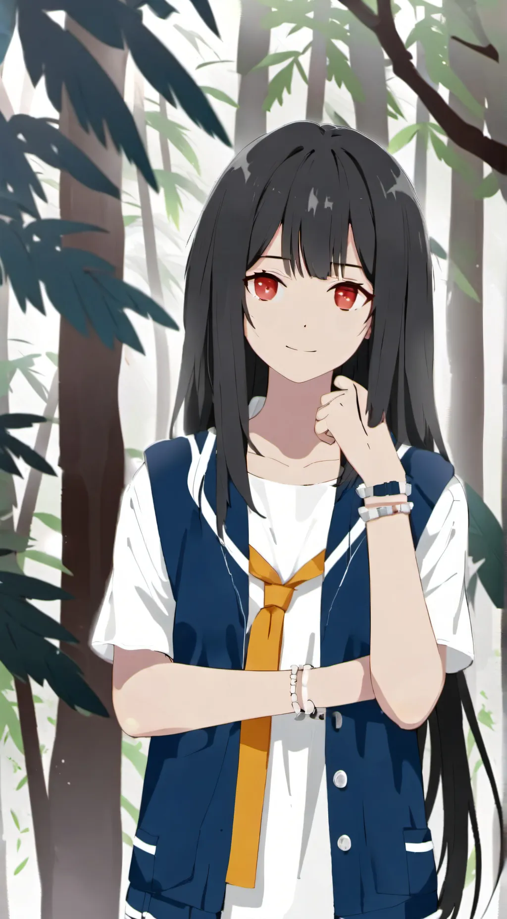 ai character: Annie  background