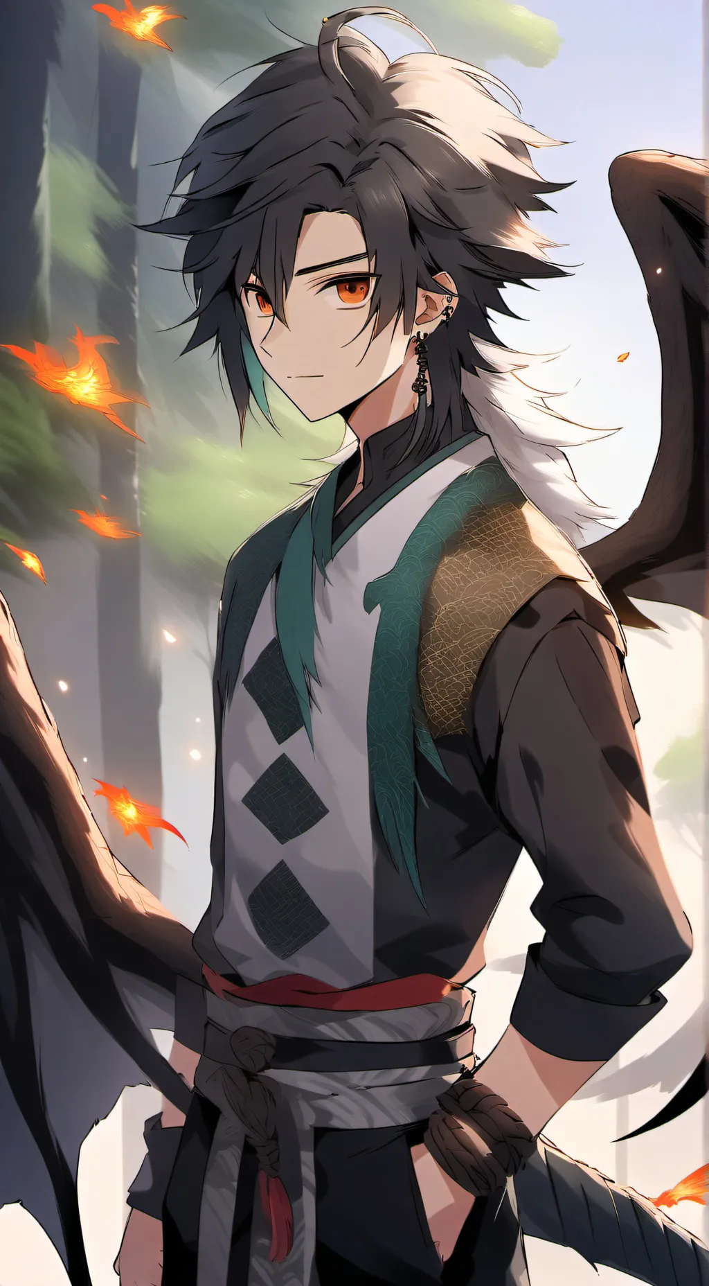 ai character: Jade background