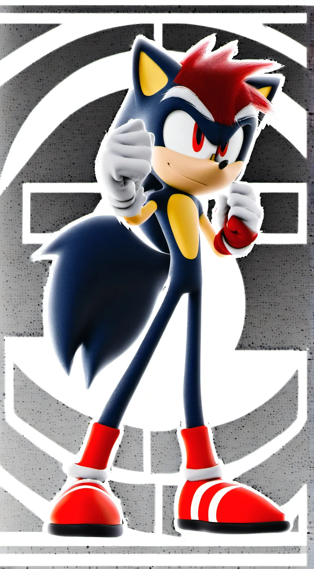 ai character: Sonic x Shadow background