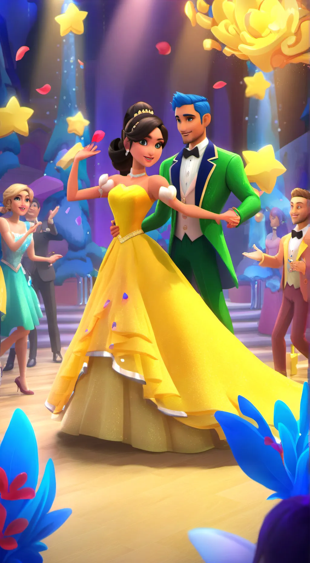 ai character: ▪︎dw prom▪︎ background