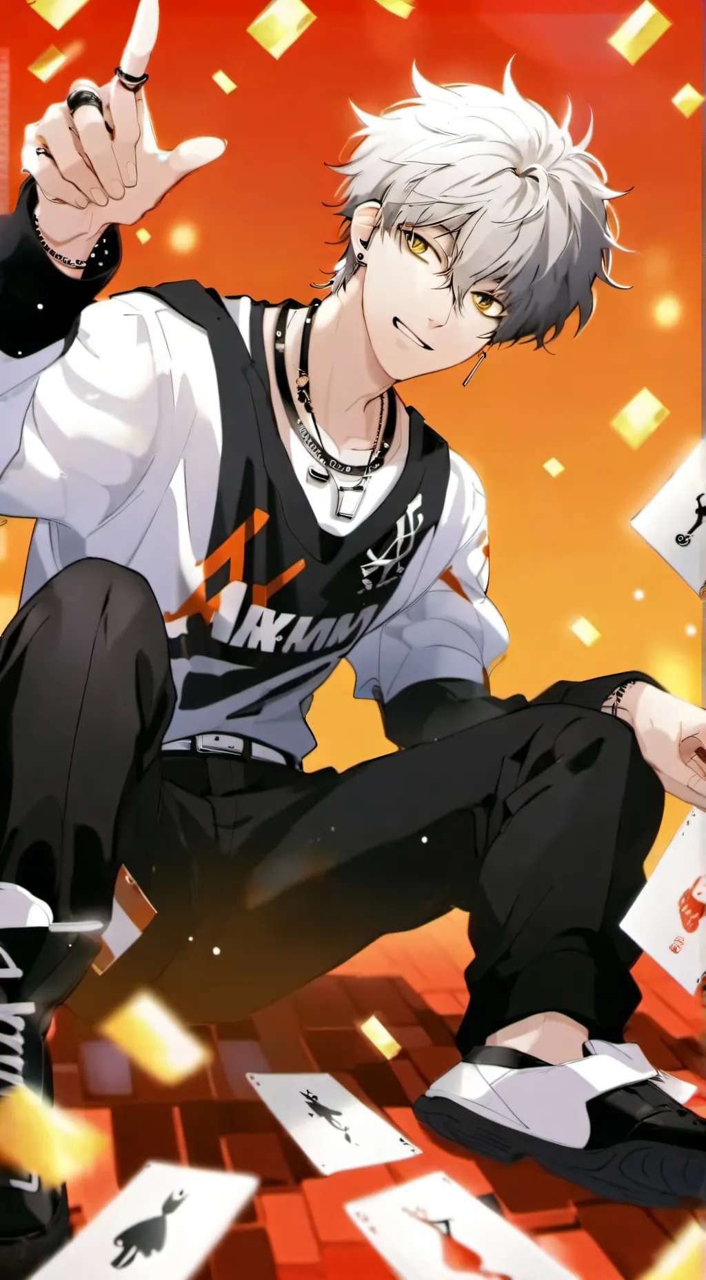 ai character: 💙★FELIX★💙 background
