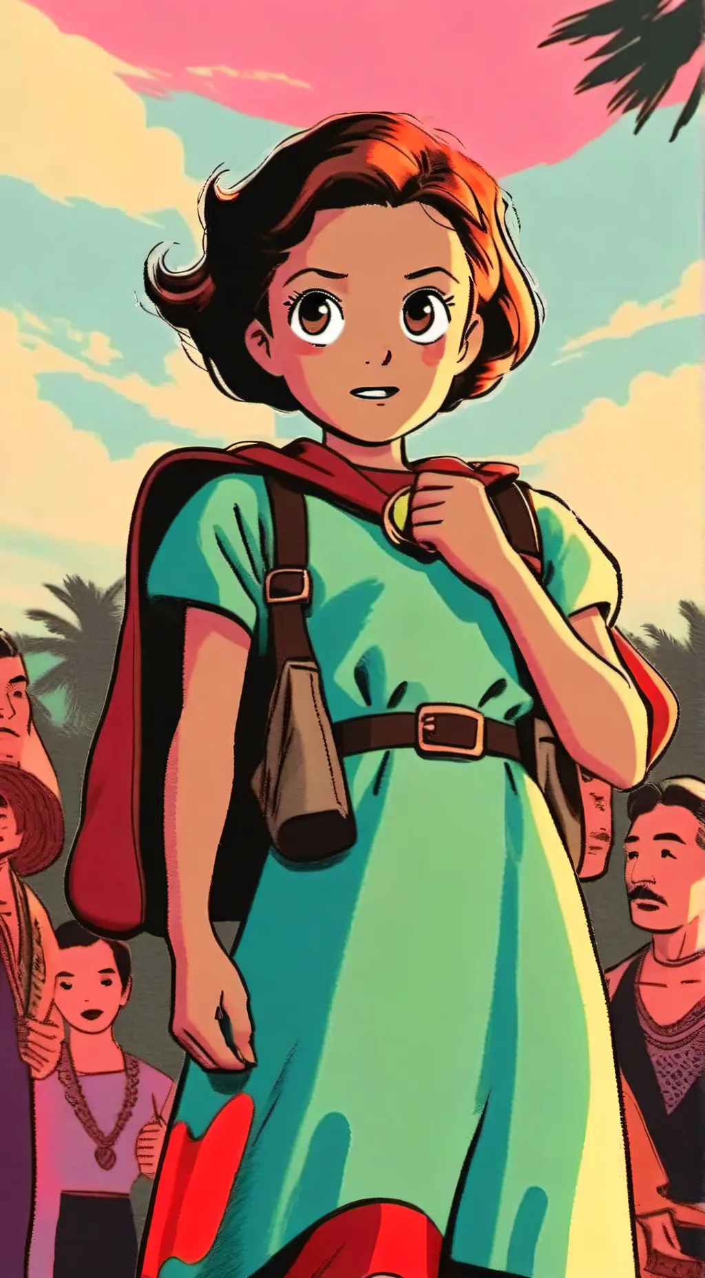 ai character: The avengers kids background