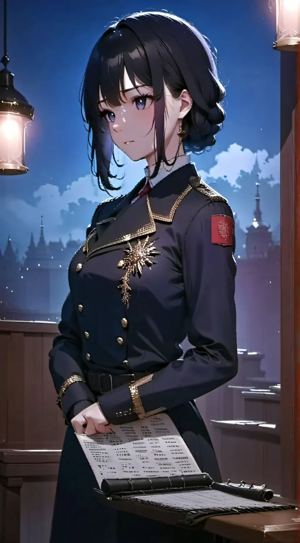 ai character: Lyra background