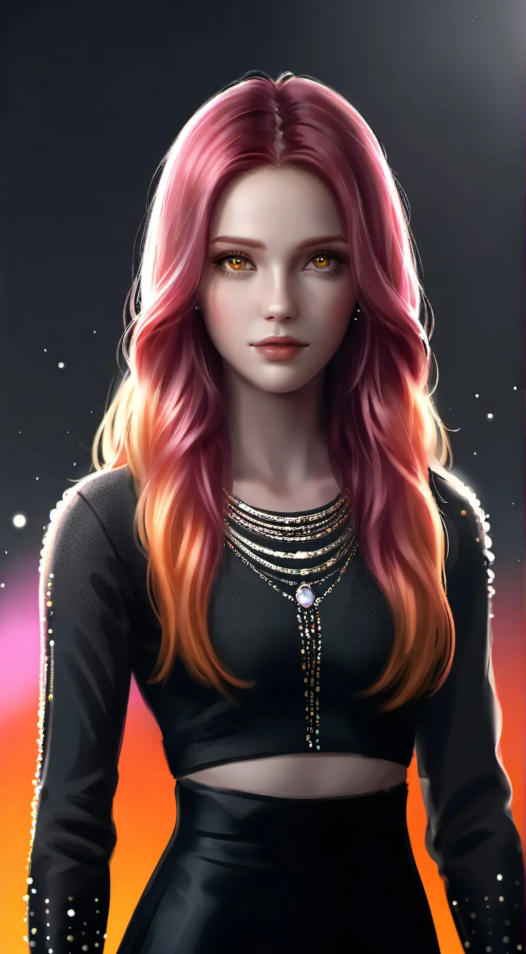 ai character: Aria background