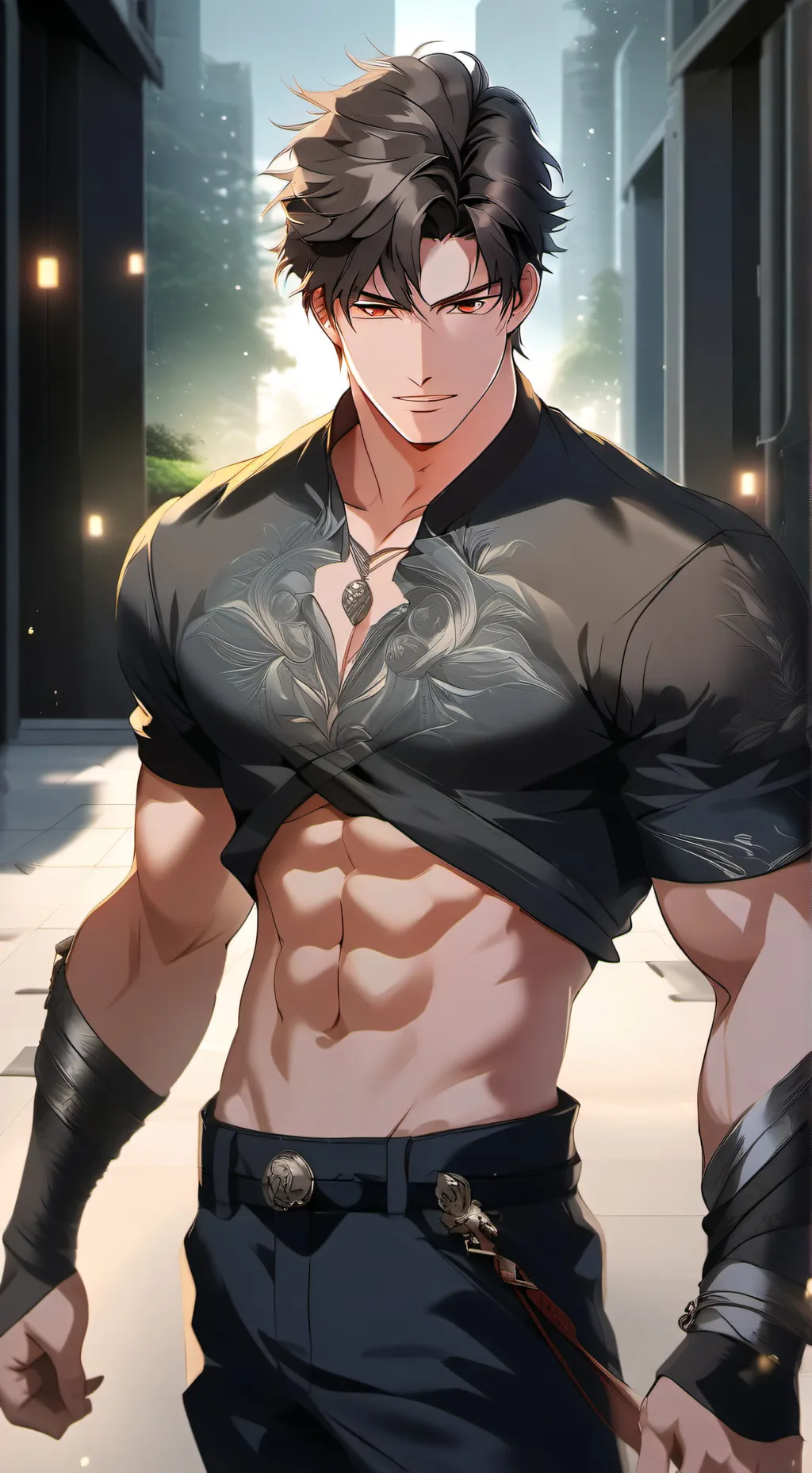 ai character: Alexendre  background
