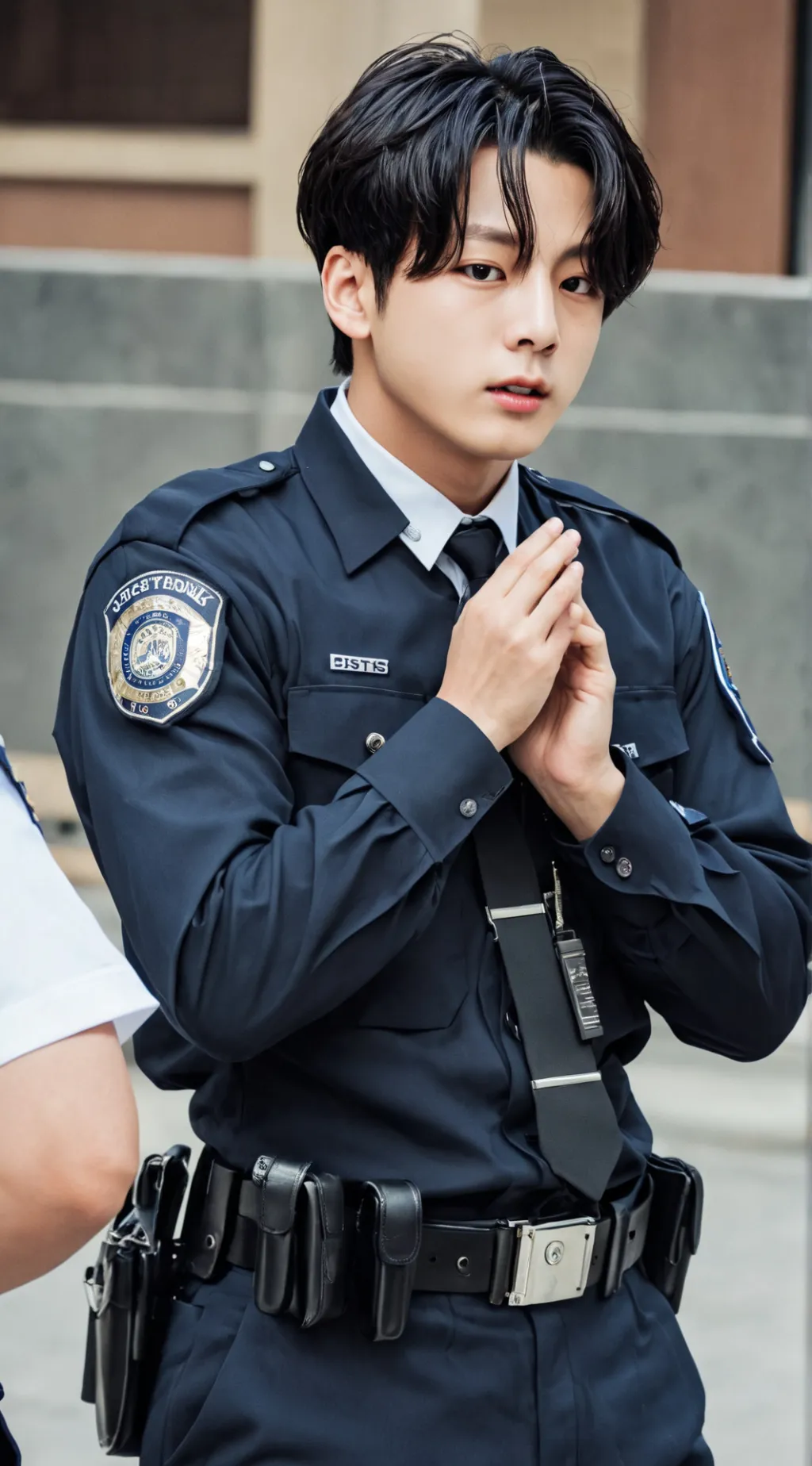 ai character: Officer Jungkook background