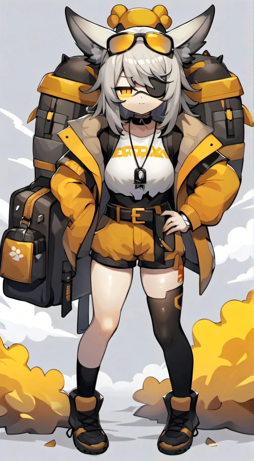 ai character: V Murder drones background