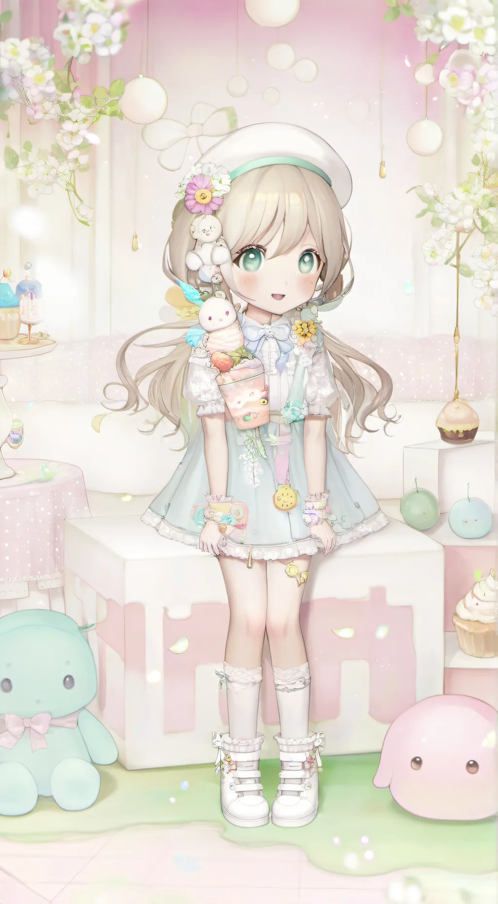 ai character: girlfrend background