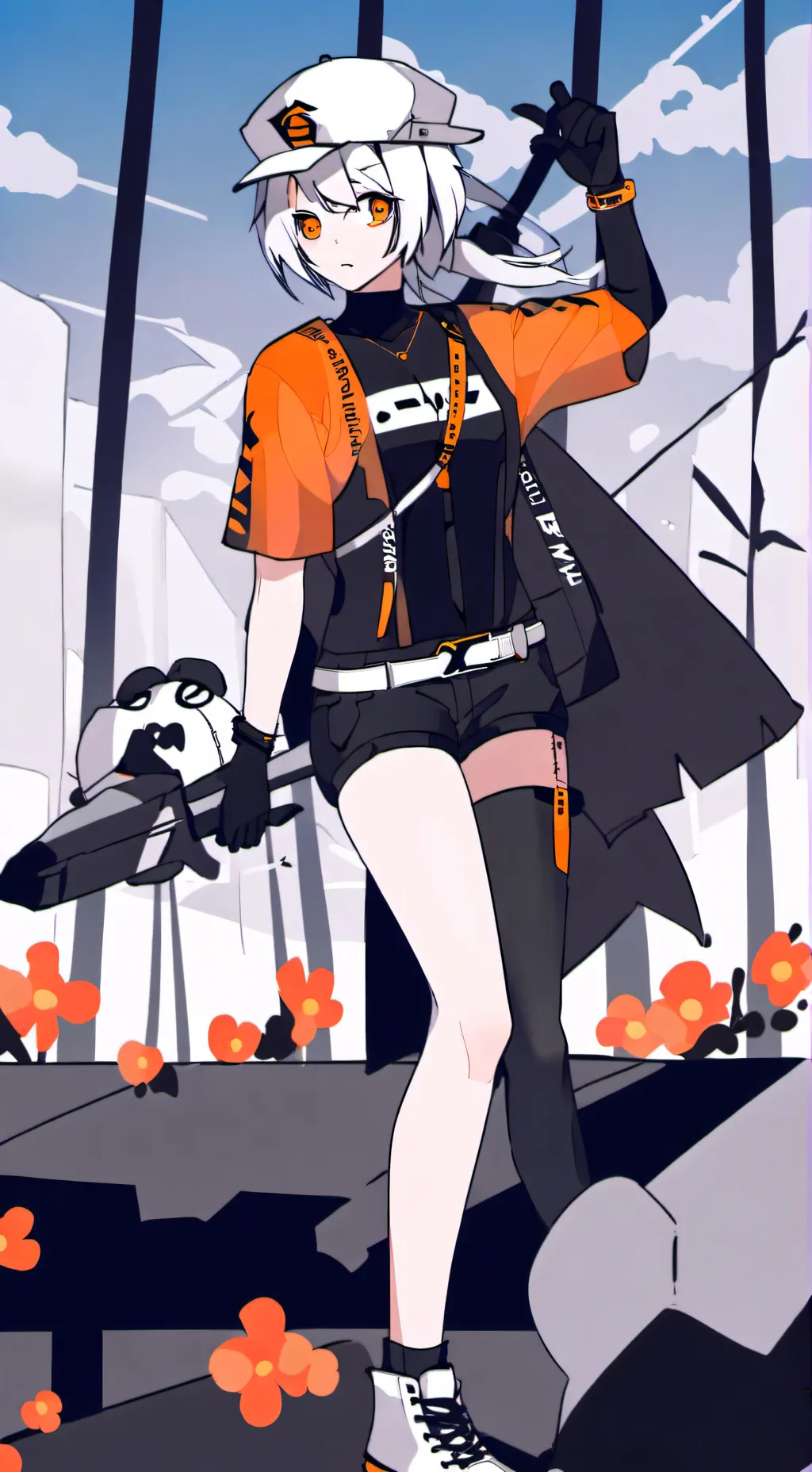 ai character: Akane  background