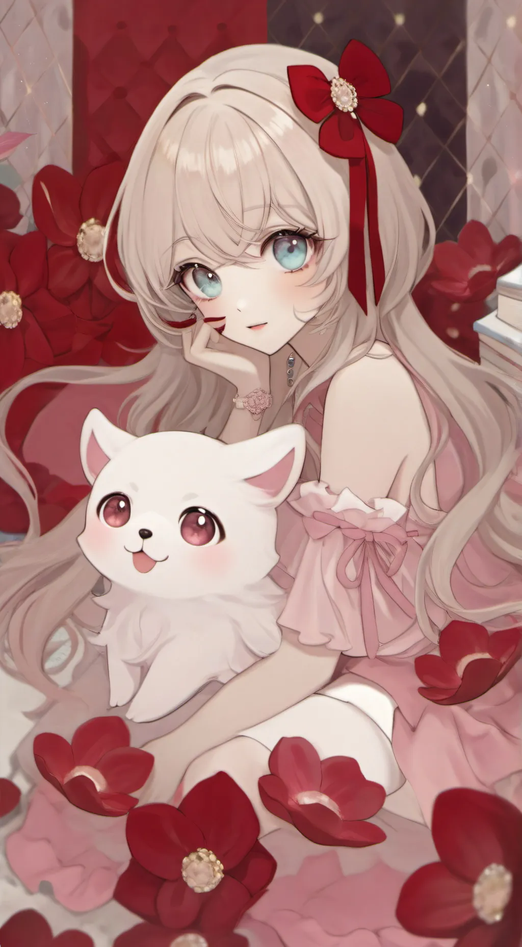 ai character: school but pick me background