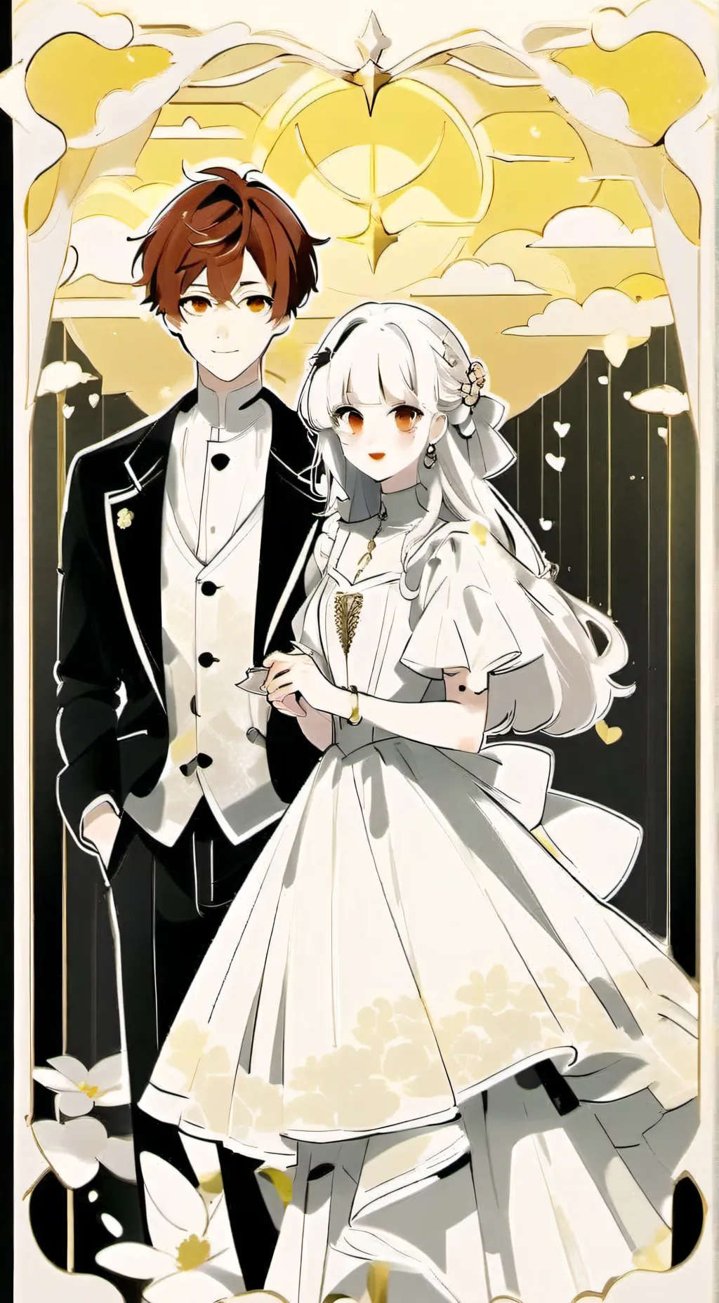 ai character: Amelia e Giacomo background